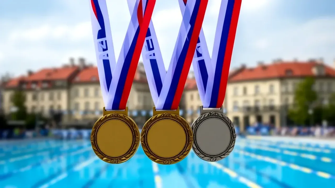 Zawodnicy AZS UMCS Lublin zdobyli trzy medale Mistrzostw Polski w pływaniu
